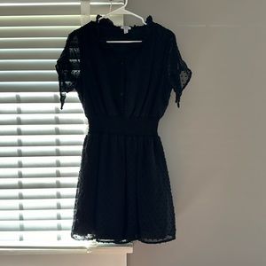 Justify black dress